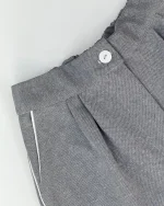 بلوز دو تیکه و شلوار پیلی دار کد h679_3