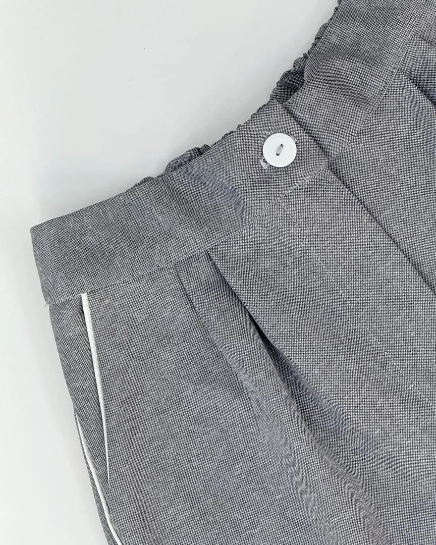 بلوز دو تیکه و شلوار پیلی دار کد h679_3 بلوز دو تیکه و شلوار پیلی دار کد h679