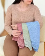 بلوز دو تیکه و شلوار پیلی دار کد h679_3