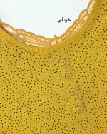 بلوز دو تیکه و شلوار پیلی دار کد h679_4