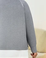 بلوز دو تیکه و شلوار پیلی دار کد h679_4