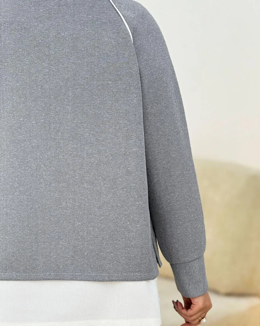 بلوز دو تیکه و شلوار پیلی دار کد h679_4 بلوز دو تیکه و شلوار پیلی دار کد h679