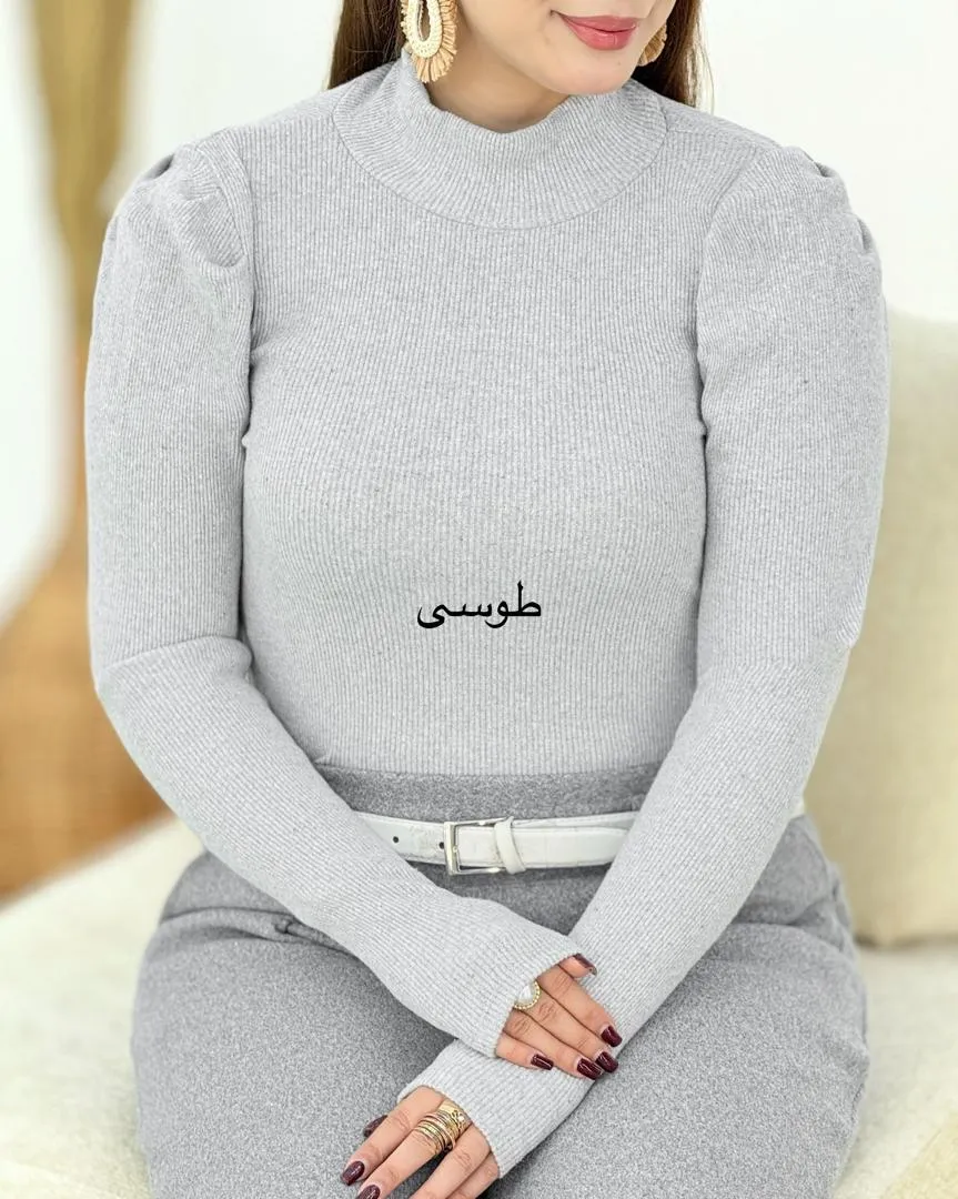 بلوز سرشانه چین دار کد h550_6 بلوز سرشانه چین دار کد h550