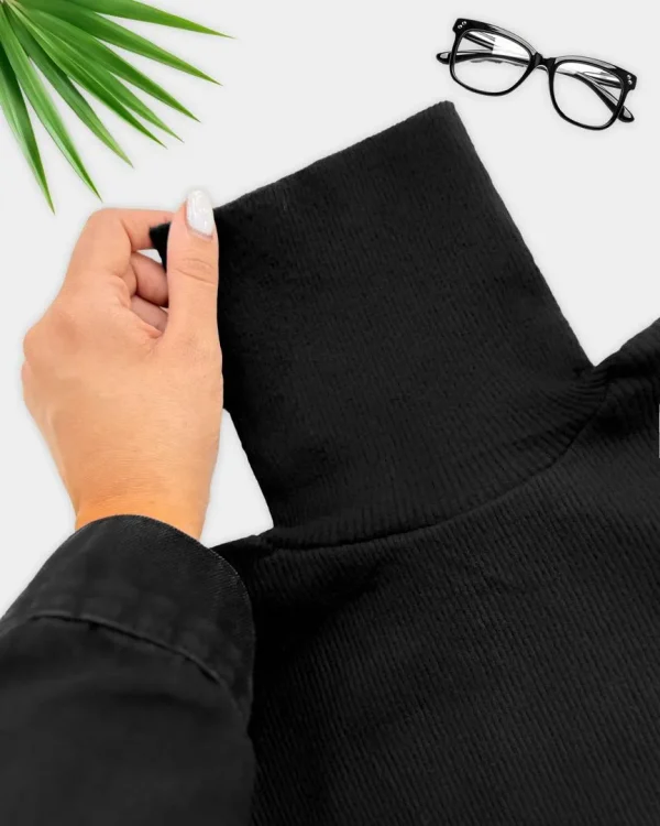 بلوز فانریپ طرحدار یقه کد h549