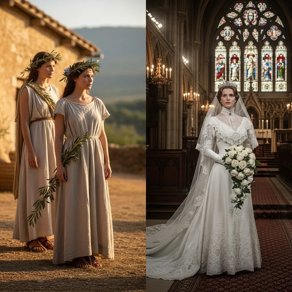 چرا عروس لباس سفید میپوشه