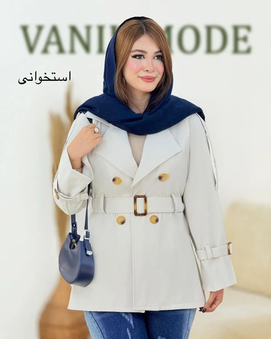 ترنج کت 4 دکمه آستین بنددار کد h672_5 ترنج کت 4 دکمه آستین بنددار کد h672