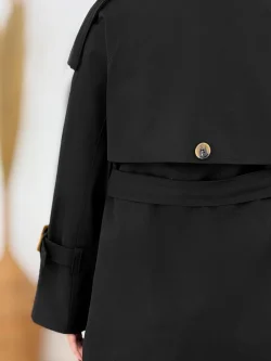 ترنج کت والان دار یقه انگلیسی کد h673