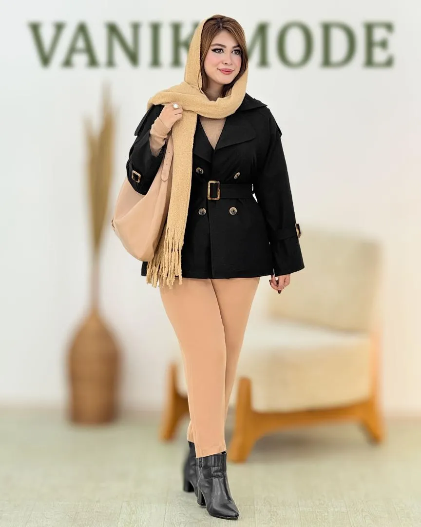 ترنج کت والان دار یقه انگلیسی کد h673_2 ترنج کت والان دار یقه انگلیسی کد h673