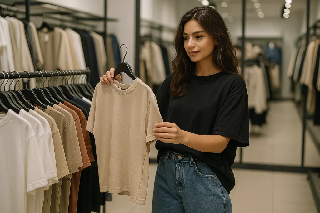 تیشرت لش با شلوار بگ