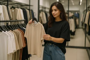 تیشرت لش با شلوار بگ