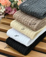 جوراب بافت گندمی بلند کد H651_6