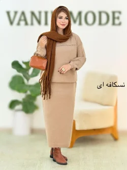 ست بلوز دامن یقه هفت کد h560