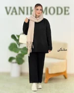 ست بلوز شلوار بغل چاکدار بافت کد h533 (1)