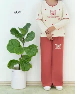 ست بلوز شلوار طرح پروانه کد H552 (8)