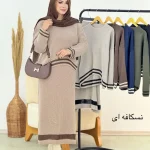 ست بلوز هلالی ودامن کمر کش کد h660