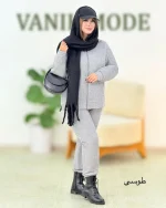 ست دورس شلوار جلو زیپ دار کد h583 (11)