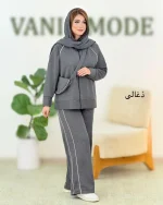 ست سویشرت شلوار فلامنت کیفدار کد h620 (3)