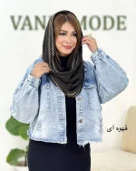 شال رینگی دورنگ کد H585 (2)