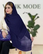 شال پلیسه منگوله دار دورلمه کد g500 (4)