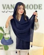 شال پلیسه منگوله دار دورلمه کد g500 (5)
