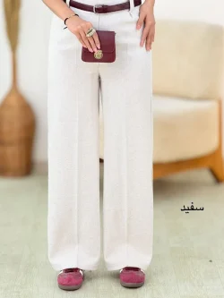 شلوار فوتر بگ پیلی دار کد h634