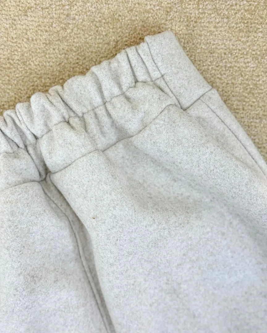 شلوار فوتر بگ پیلی دار کد h634_3 شلوار فوتر بگ پیلی دار کد h634