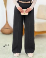 شلوار فوتر بگ پیلی دار کد h634_6