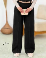 شلوار فوتر بگ پیلی دار کد h634_7