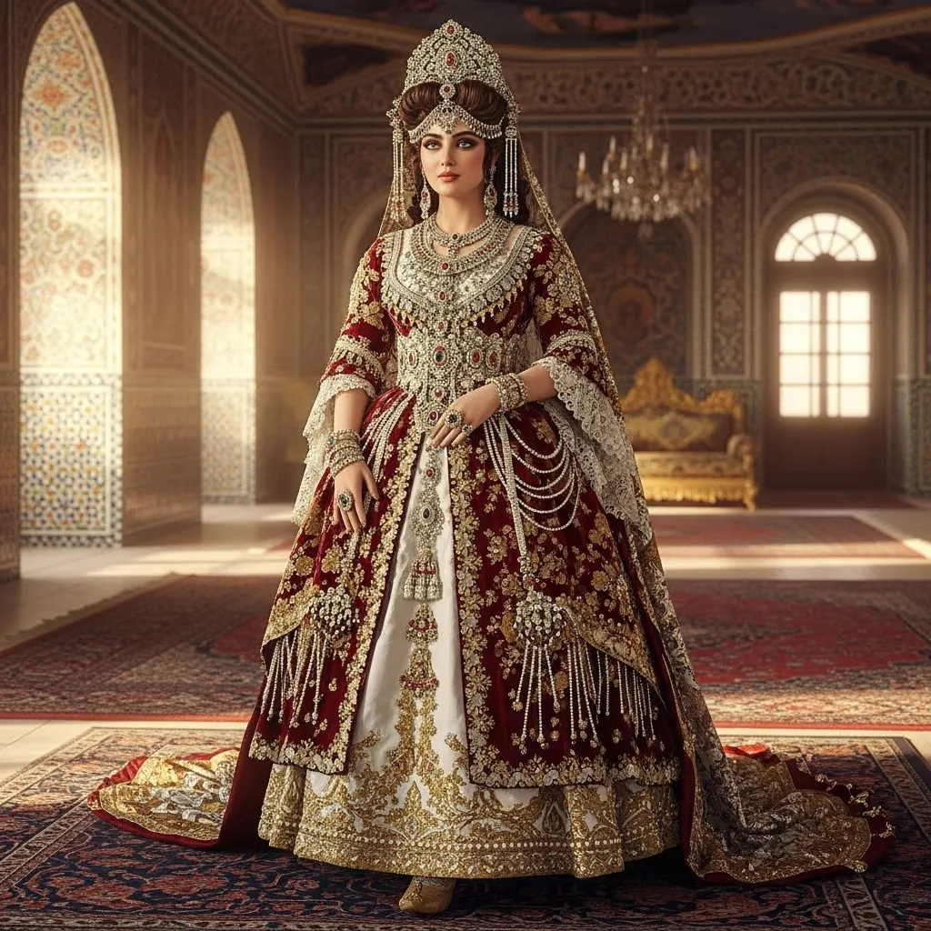 تاریخچه لباس عروس در ایران