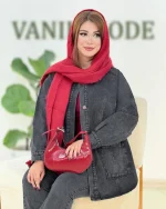 مانتو هلال دار قواره آزاد کد h537 (4)