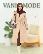 مانتو یقه انگلیسی کبریتی بند دار کد h485 (8)