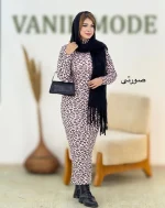ماکسی پلنگی یقه اسکی کد h531