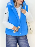 پافر آستر دار کلاه دار زنانه کد h630_4