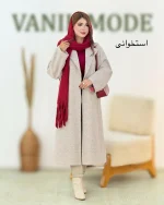 پالتو فوتر بلند جیب دار کد h678_4