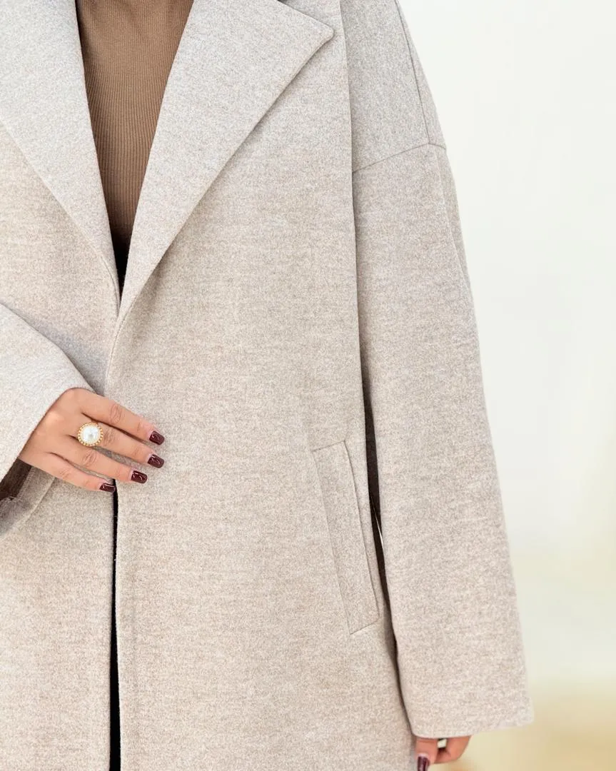 پالتو فوتر بلند جیب دار کد h678_6 پالتو فوتر بلند جیب دار کد h678