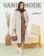 پالتو فوتر بلند جیب دار کد h678_7