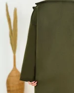 پالتو فوتر بلند جیب دار کد h678_8