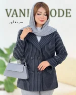 پالتو فوتر جلو دکمه خور آستر دار کد h621 (1)
