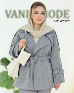 پالتو فوتریقه انگلیسی 6 دکمه h616_1