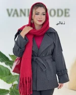 پالتو فوتریقه انگلیسی 6 دکمه h616_3