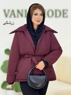 کاپشن جلو جیب یقه پهن کد h611