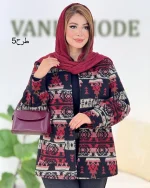 کت آستین مچ دار طرح دار کد h632 (1)