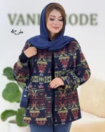 کت آستین مچ دار طرح دار کد h632 (3)