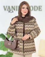 کت آستین مچ دار طرح دار کد h632 (4)