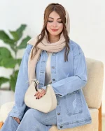 کت جین جلو جیب آستین مچ دار کد H604 (2)