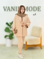 کت شلوار قواره آزاد جلو پیله دار کدh374_6