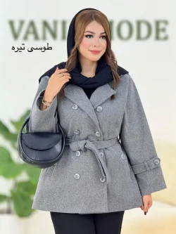 کت فوتر زنانه بنددار کد H617