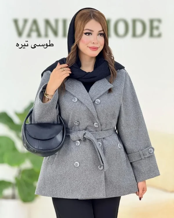 کت فوتر زنانه بنددار کد H617