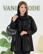 کت مخمل نگین دوزی کد h682