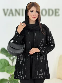 کت مخمل نگین دوزی کد h682